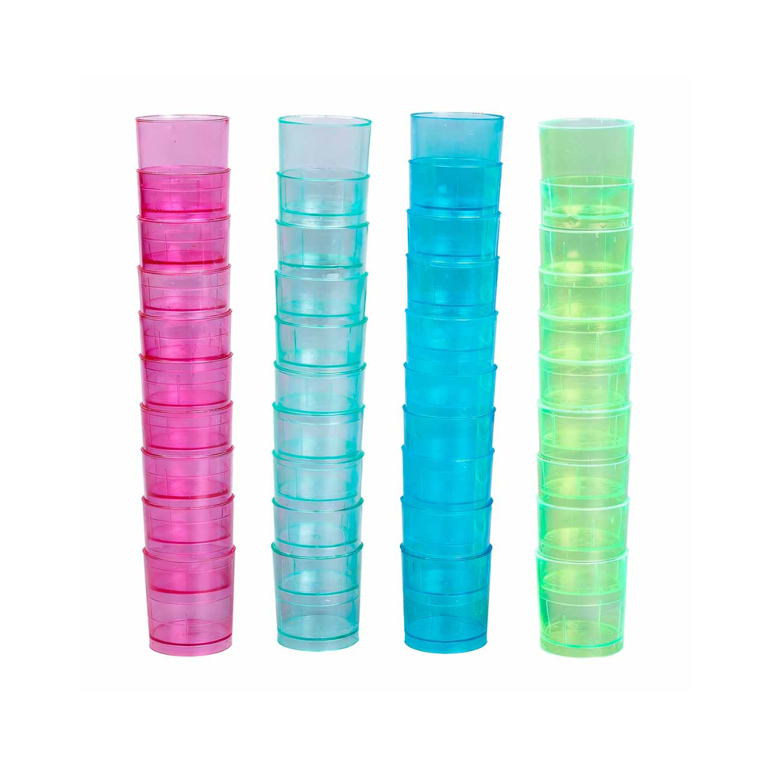 VASO CHUPITO CRISTAL COLOR - Imagen 2